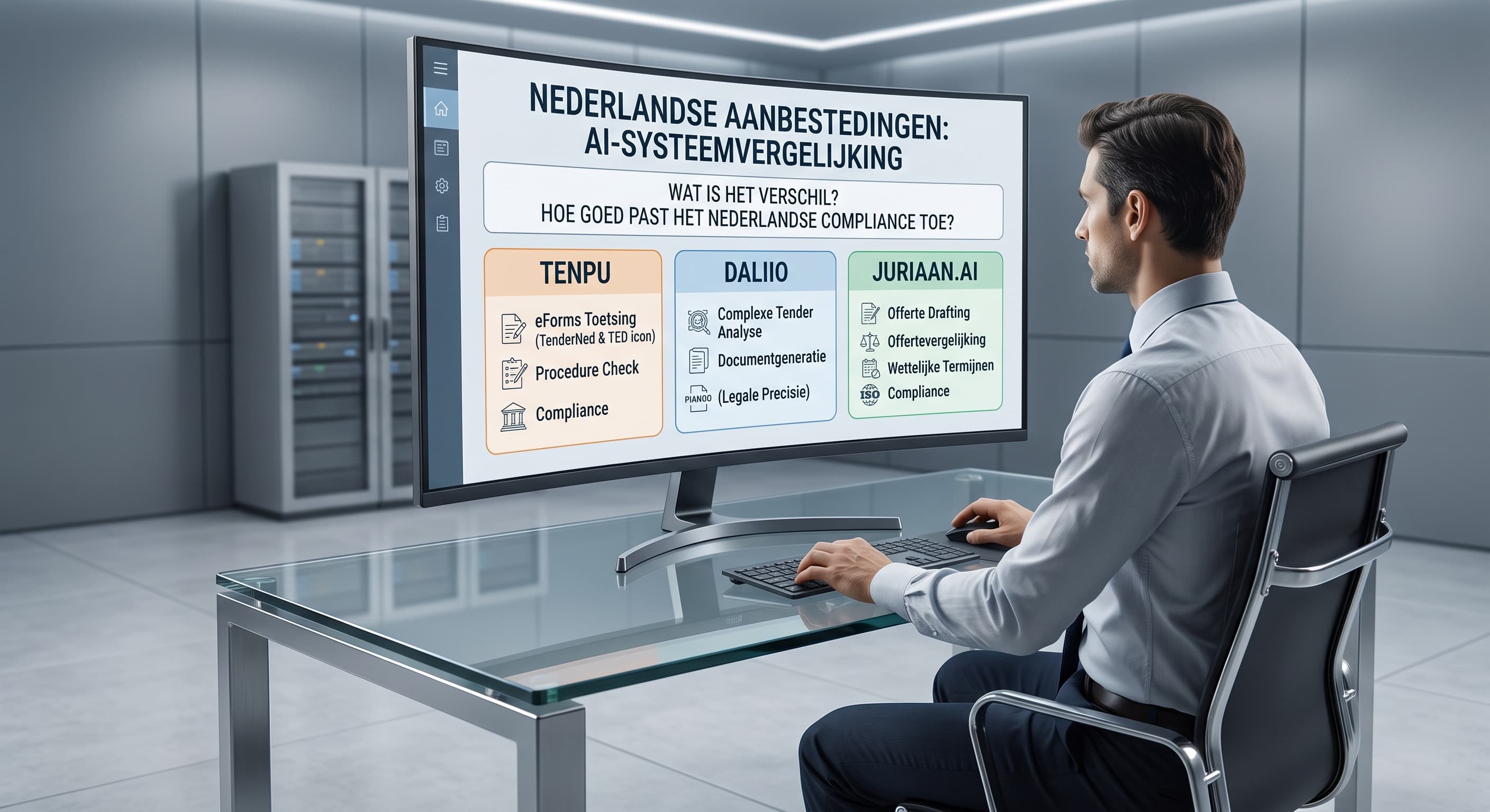 AI voor Nederlandse aanbestedingen: Daliio, Tenpu en Juriaan.ai vergeleken
