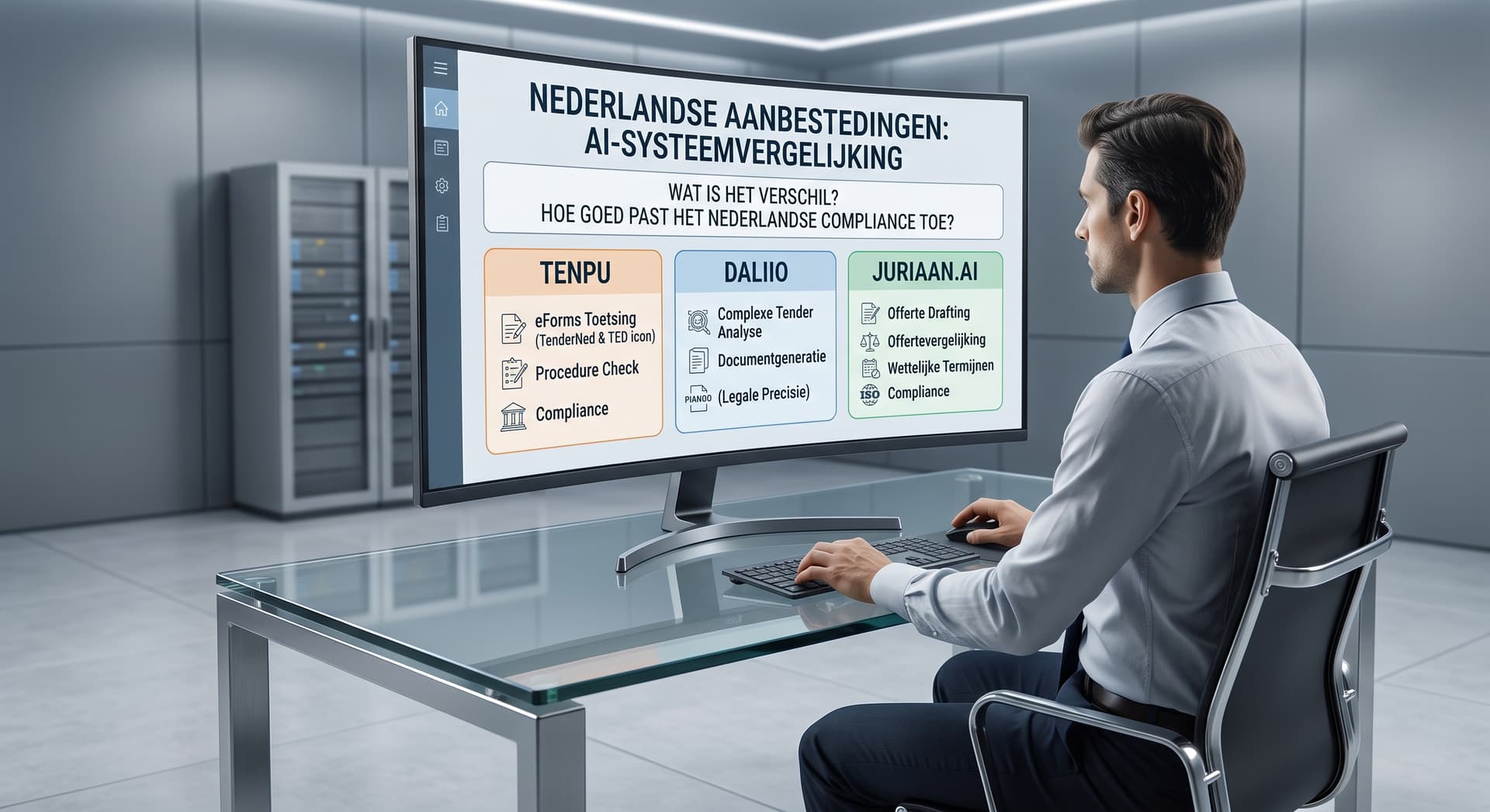 AI voor Nederlandse aanbestedingen: Daliio, Tenpu en Juriaan.ai vergeleken
